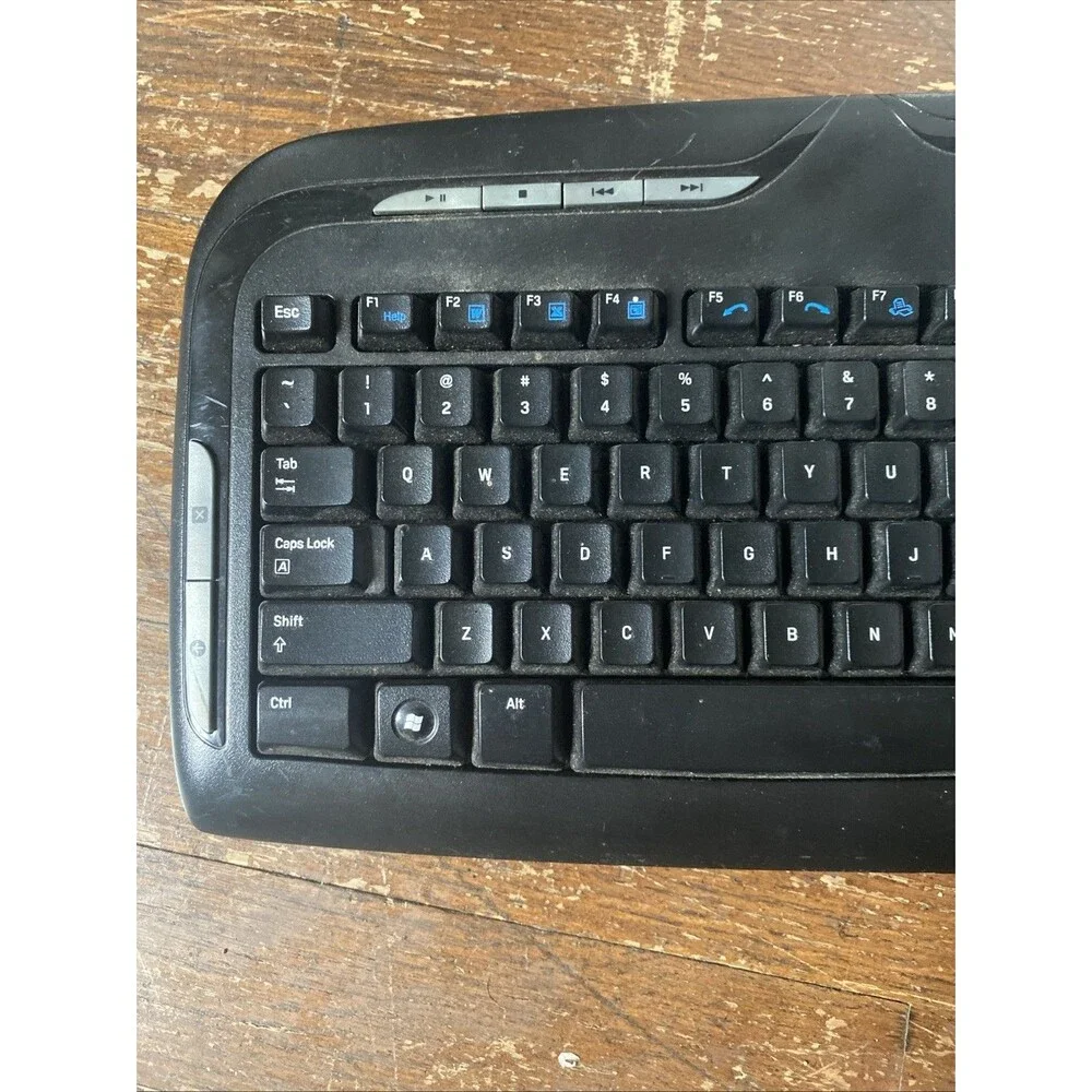 Logitech EX110 Cordless Desktop Wireless Keyboard No USB Receiver USED